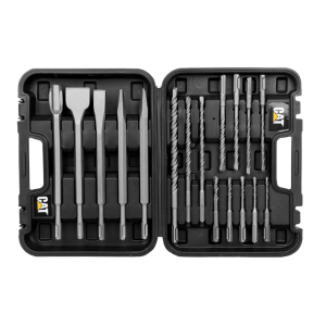 Набір бурів і зубил SDS по твердих породах CAT DA03902, 17 шт.