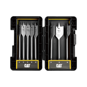 Набір плоских свердел по дереву CAT DA05901, 8 шт.