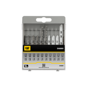 Набір пильних полотен для лобзика CAT DA06901, 10 шт. (по дереву та металу, базовий)