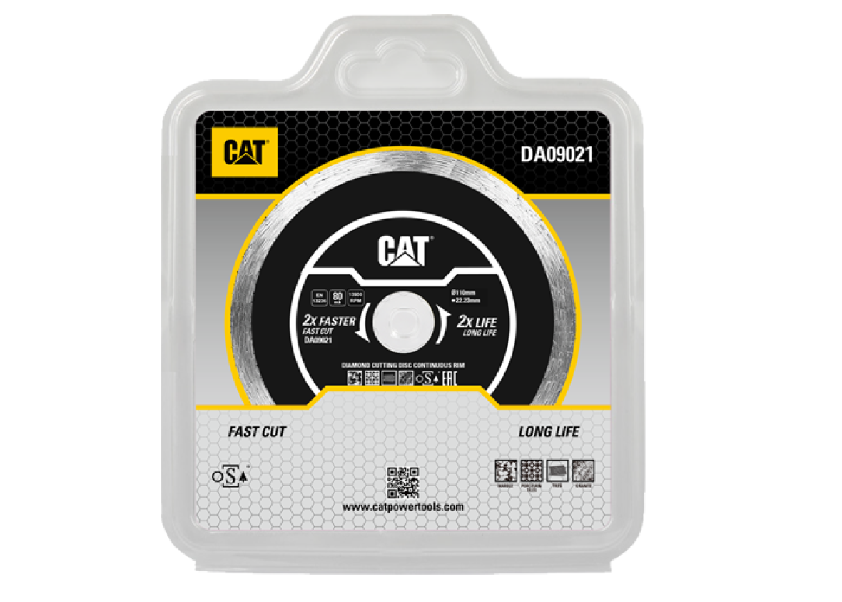 Алмазный отрезной диск сплошной CAT DA09021