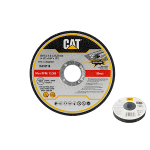 Набір відрізних дисків по металу та нержавійці CAT DA10115, 115×1,0×22,23 мм (10 шт.)
