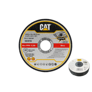 Набір відрізних дисків по металу та нержавійці CAT DA10116, 115×1,6×22,23 мм (10 шт.)