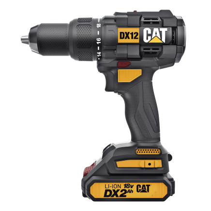 Аккумуляторный ударный бесщеточный дрель-шуруповерт CAT DX12 