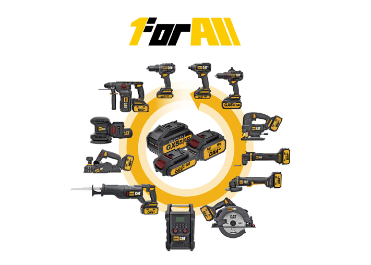 Аккумуляторное питание с CAT 18V 1 FOR ALL